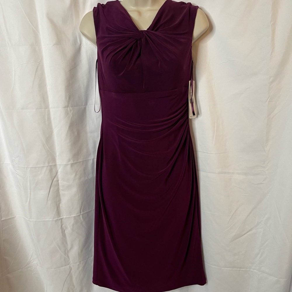 Ralph Lauren ruched sheath dress NWT size 2